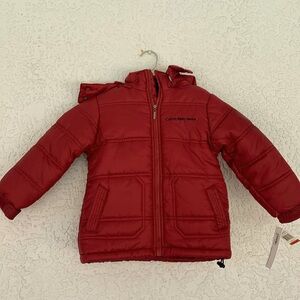 Calvin Klein Jeans  puffer jacket with removable hood size 2T-3T
